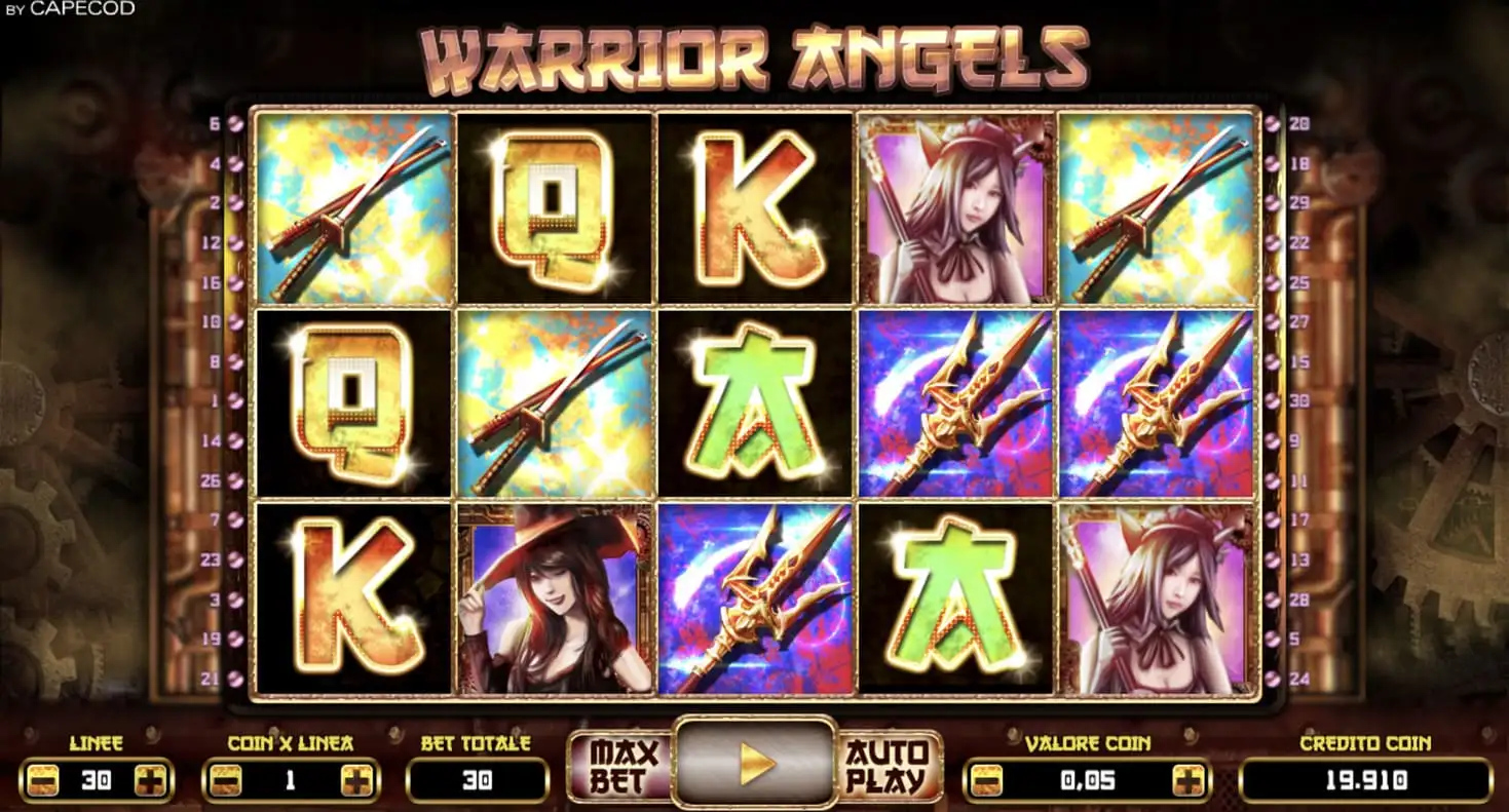 AvaBet онлайн казино представляет слот Warrior Angels для онлайн игры